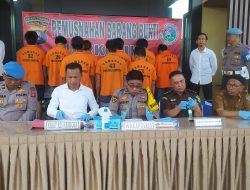 Satresnarkoba Amankan 50,36 Gram Sabu Dari 9 Tersangka