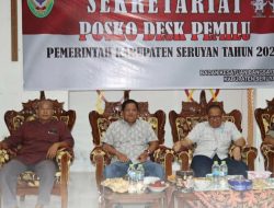 Tinjau Desk Pemilu, Pj Bupati Paparkan Terkait Situasi di Seruyan