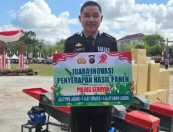 HUT Bhayangkara ke-79, Polres Seruyan Raih Penghargaan Inovasi Pasca Panen dari Polda Kalteng 