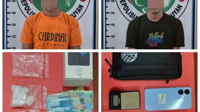 Tangkap Dua Pengedar, Polres Seruyan Amankan Barang Bukti 50,71 Gram Sabu
