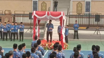 Pimpin Apel Gabungan dan Halal Bihalal ASN Barito Utara, Bupati Tegaskan Hal Ini